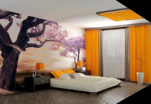 azijsko-japonska-dekoracija spalnice