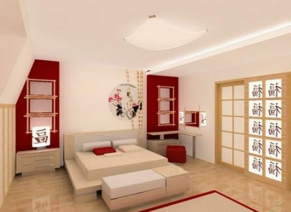 minimalistična-azijska-spalnica-dekoracija