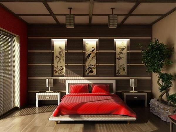 čudežno-azijska-spalnica-dekoracija-v azijskem slogu