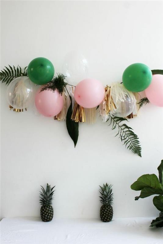 rojstnodnevna dekoracija-najboljša-dekoracija-ideje-glej-ananas