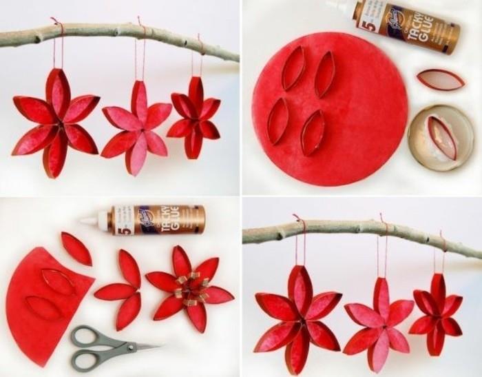 božično-dekorativno-narediti-majhno-rdeče-rože-vrhunsko-deco-za-božič