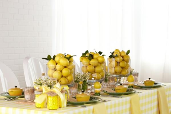 rumena-namizna-dekoracija-poročna-dekoracija