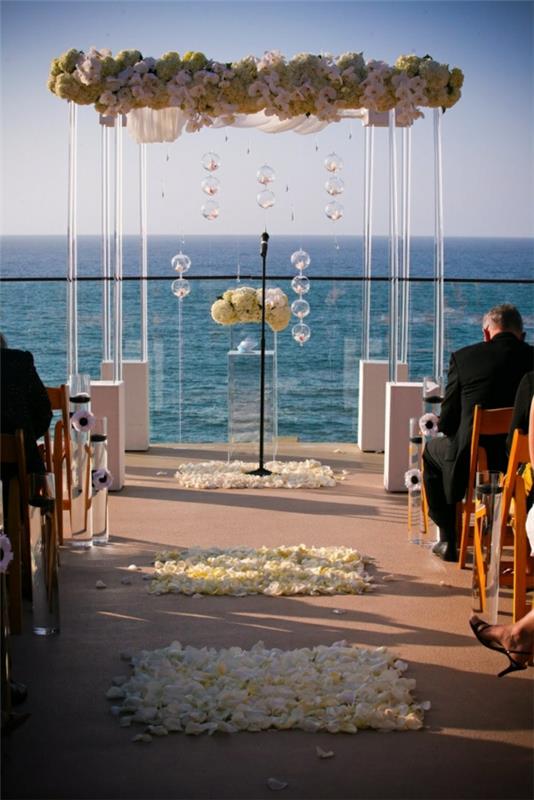 deniz kenarında-düğün-dekorasyon-dış mekan