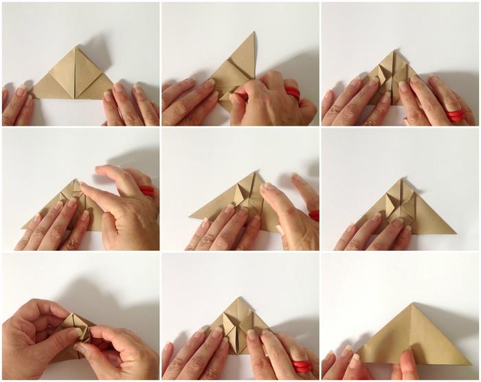origami tavşanlarından dekoratif bir cep telefonu nasıl yapılır yapımı kolay, güzel bir iç dekorasyon yapmak için kağıt katlama eğitimi