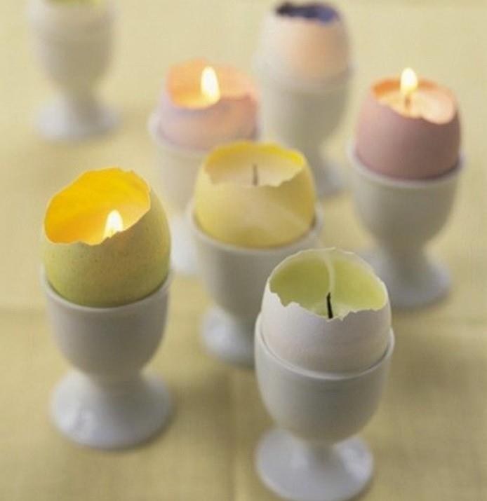 fomidable-easter-deco-kiaušinių lukštai-paversti į skirtingų spalvų žvakides