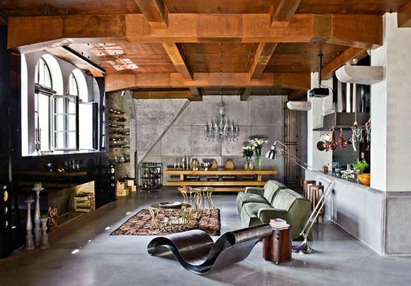 „deco-industrial-loft-chaise-longue“