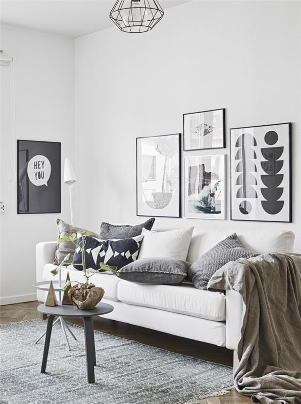 Skandinaviško stiliaus baldai Šiaurės šalių pagalvėlių dizainas Švediški baldai