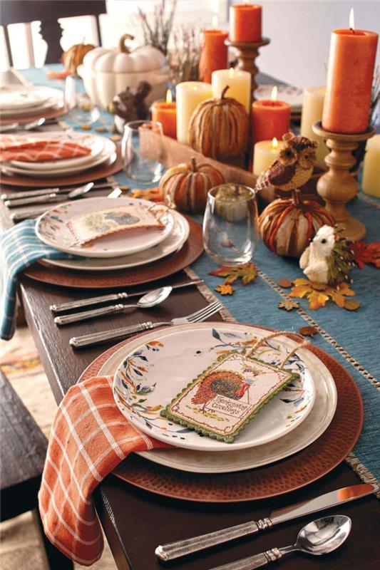 rudens stalo dekoracijos pasidaryti sau rudens rankinė veikla graži idėja apelsinai tonai