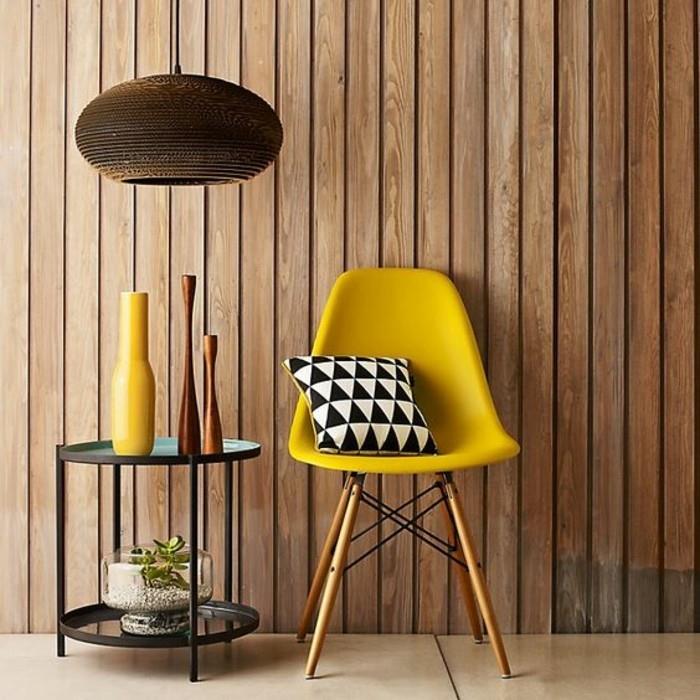 ev-dekor-hardal-sarı-iskandinav-sandalye