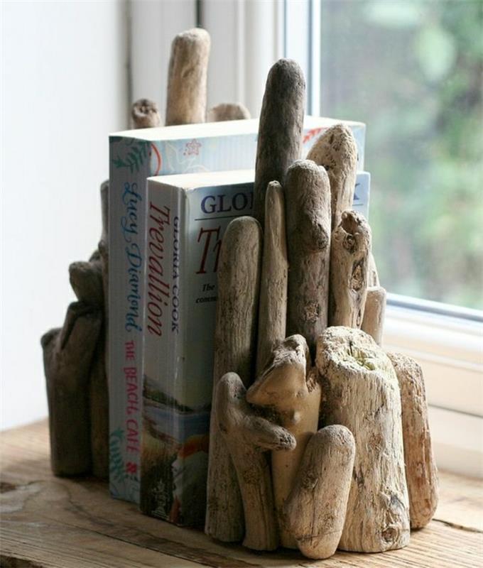 dalgaların karaya attığı odun-dekorasyon-driftwood-ayna-doğa-dekorasyon-yaratma-driftwood-kitapları
