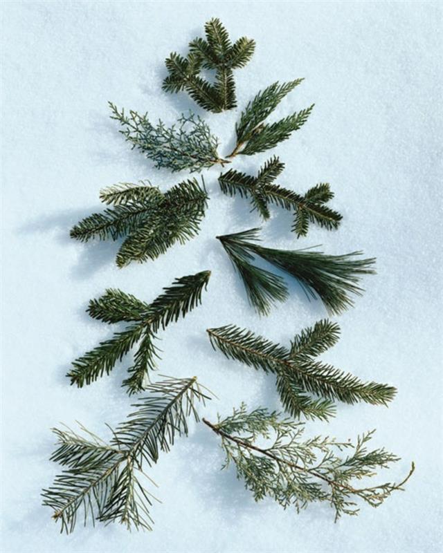 božič-dekoracija-zelena-jelka-veja-kako-okrasiti-za božič