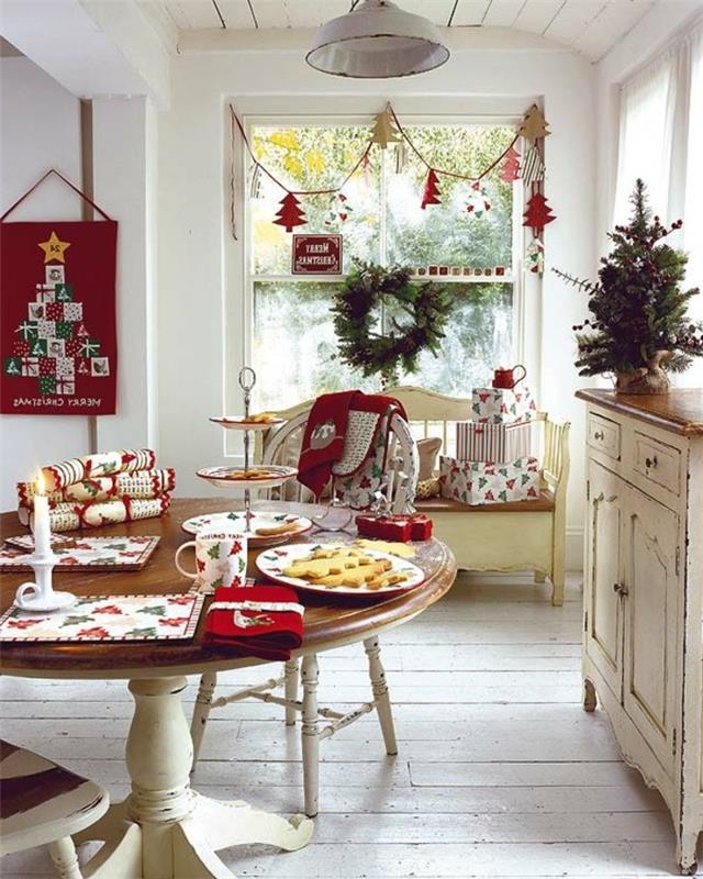 Božična miza-dekoracija-praznične mize