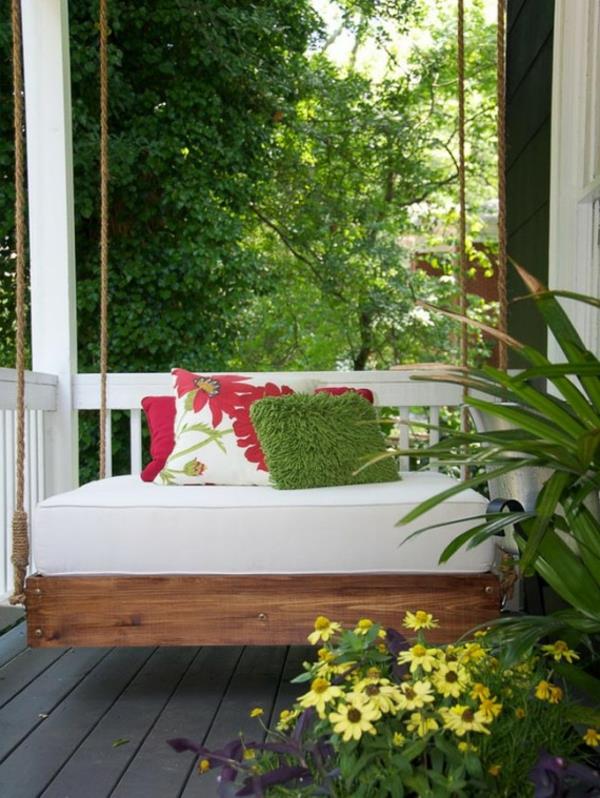 apdaila-lauko terasa-svetainė-pakabinama lova