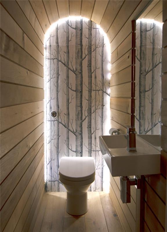 decorazioni-bagno-pareti-legno-sanitari-colore-bianco-illuminazione-led-soffusa-lavabo-design-moderno