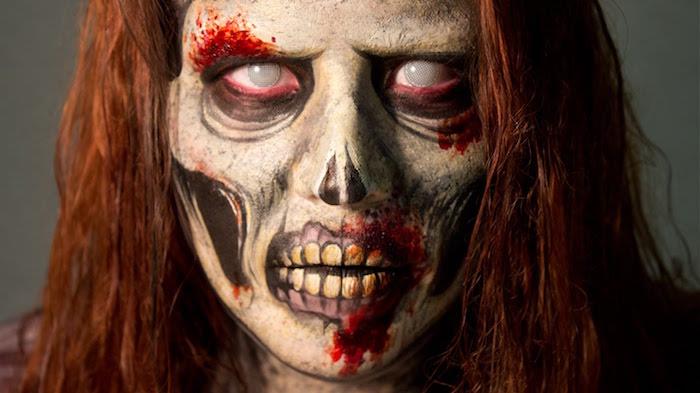 Helovino zombių makiažo Undead kostiumas
