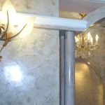 Acabamento de gesso veneziano