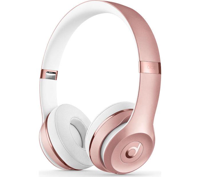 Božični caaau za 15 -letno dekle, slušalke wi fi v rožnatem zlatu za ljubitelje glasbe, klasična ideja