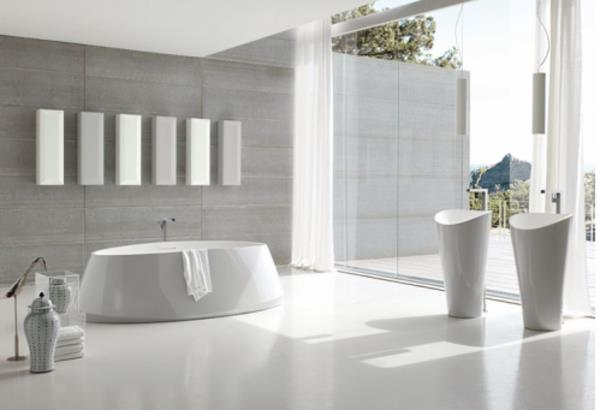 edinstven dizajn in slog v beli barvi za minimalistično notranjost