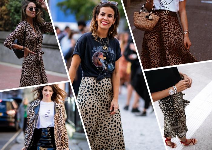 leopardo dizaino drabužiai mados moterys suknelė gyvūnų modeliai madingi akiniai nuo saulės leopardo sijonas plokšti raudoni sandalai