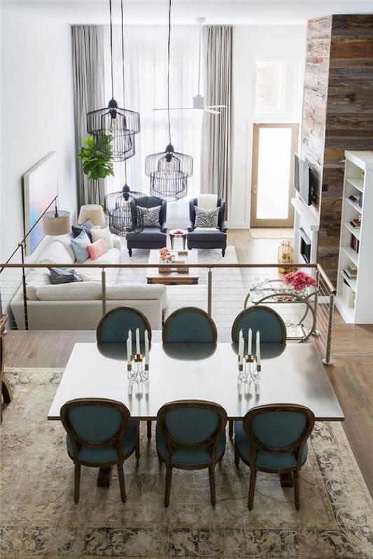 Oturma odası ve yemek odası fikirleri 20m2 modern oturma odası boyama fikirleri