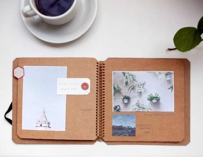 diario-di-viaggio-cartone-pagine-rigidlate-immagini-foto-piante-paesaggi-architettura-tazza-caffè