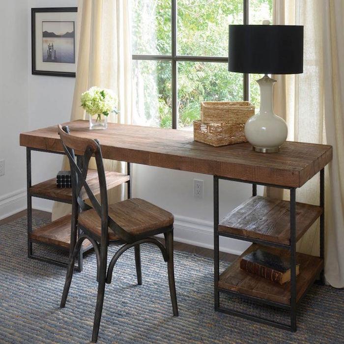 diy deco shramba z leseno mizo