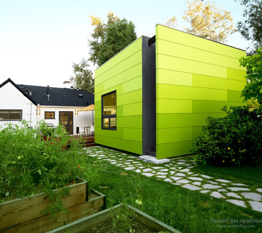 Muhteşem yeşil ev ve bahçe tasarımı
