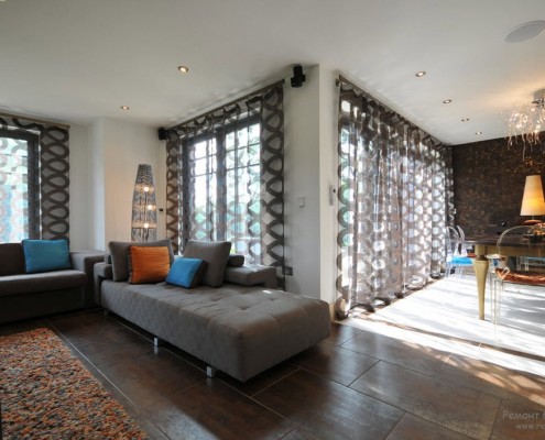Cortinas contemporâneas