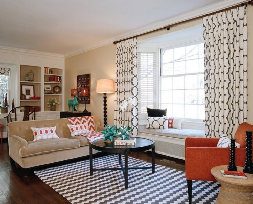 Cortinas contemporâneas