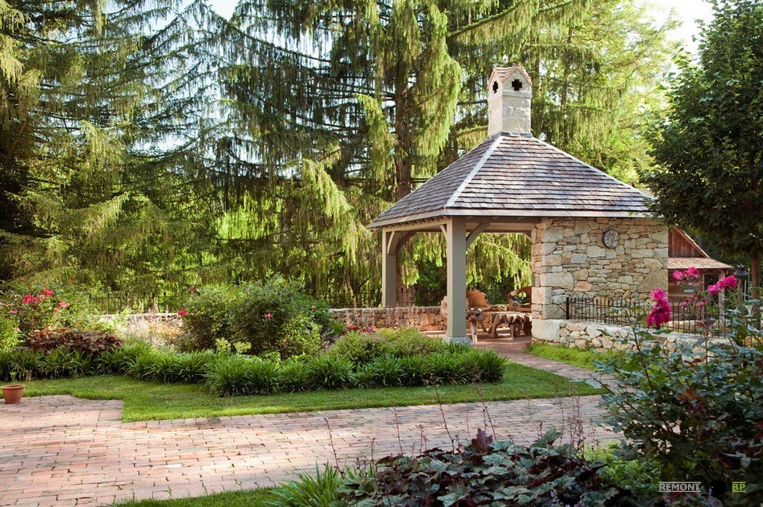 Gazebo de piedra