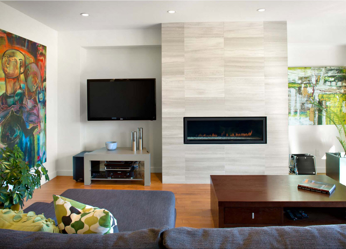 Design moderno de sala de estar