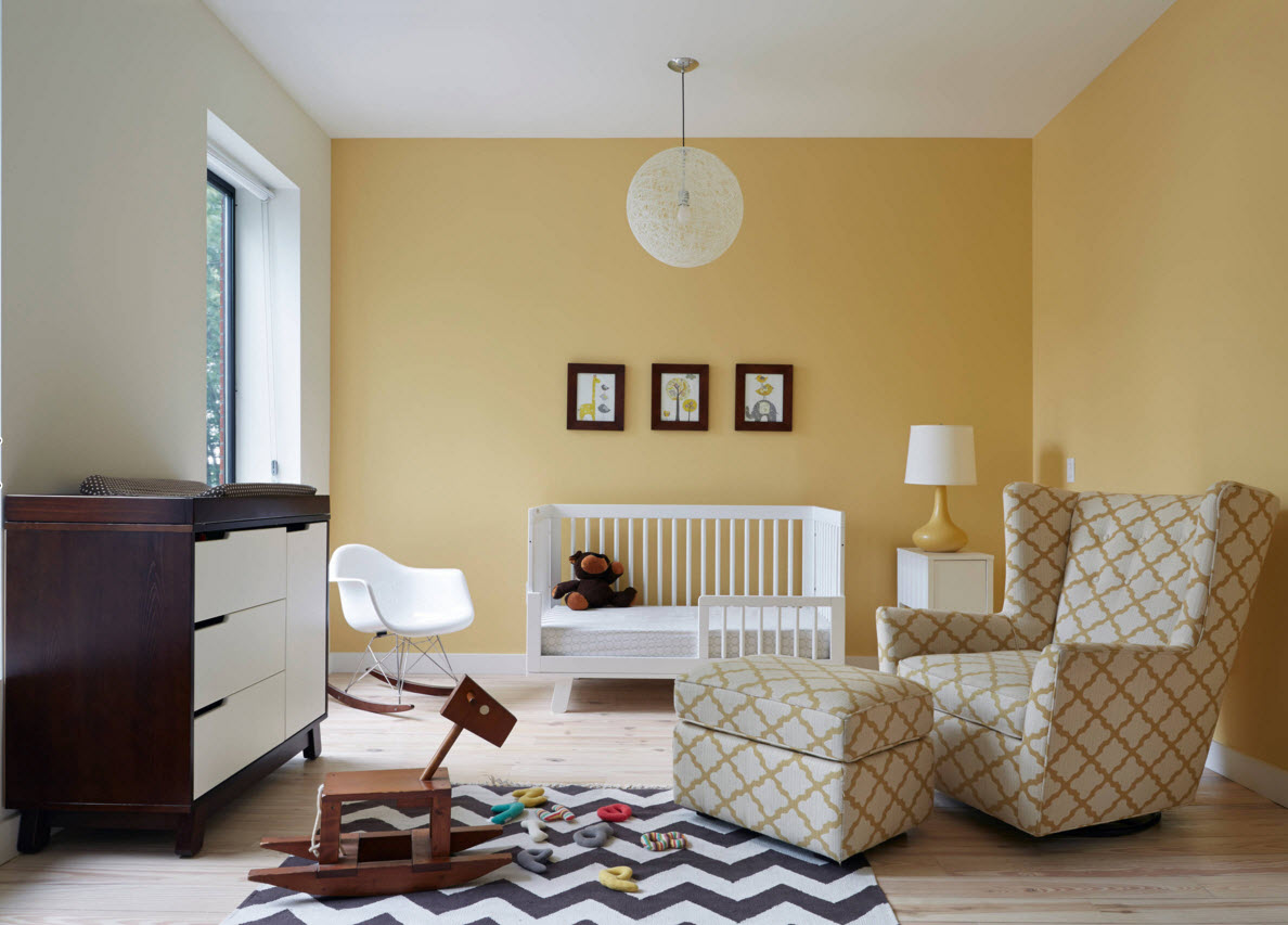 Interior de la habitación de los niños
