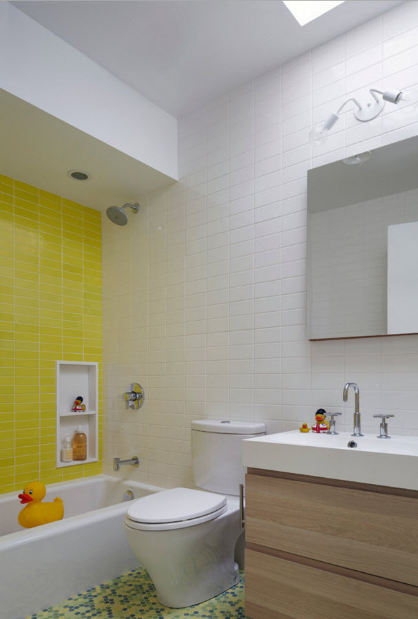Baño cerca de las habitaciones del bebé