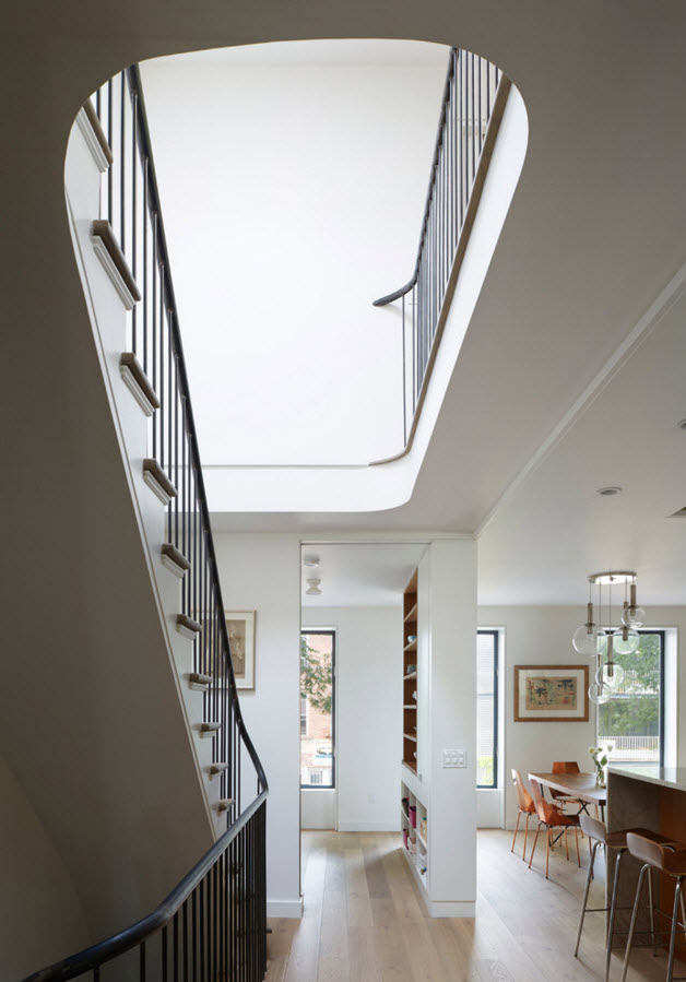 Espacio cerca de las escaleras