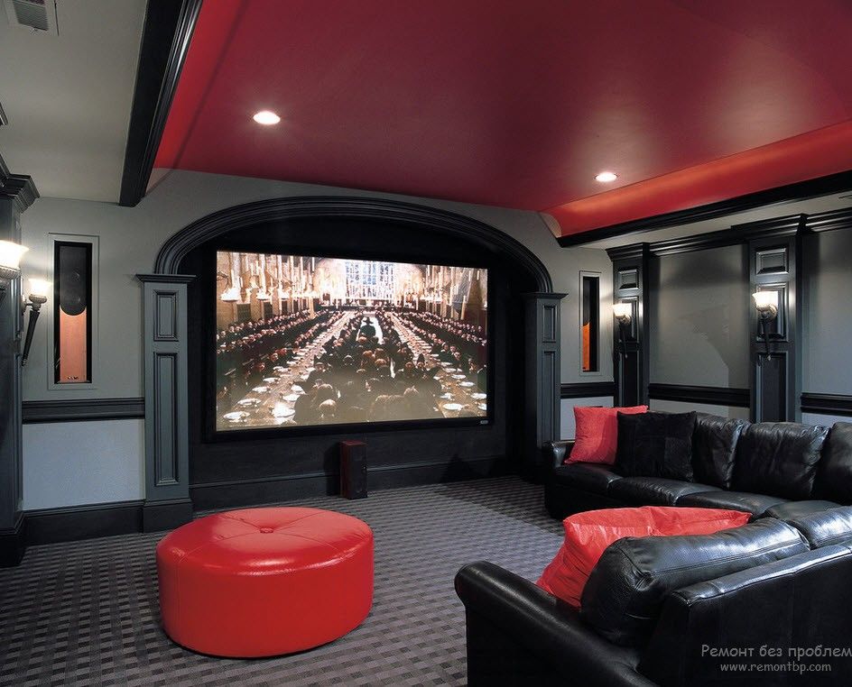 Stile home theater moderno