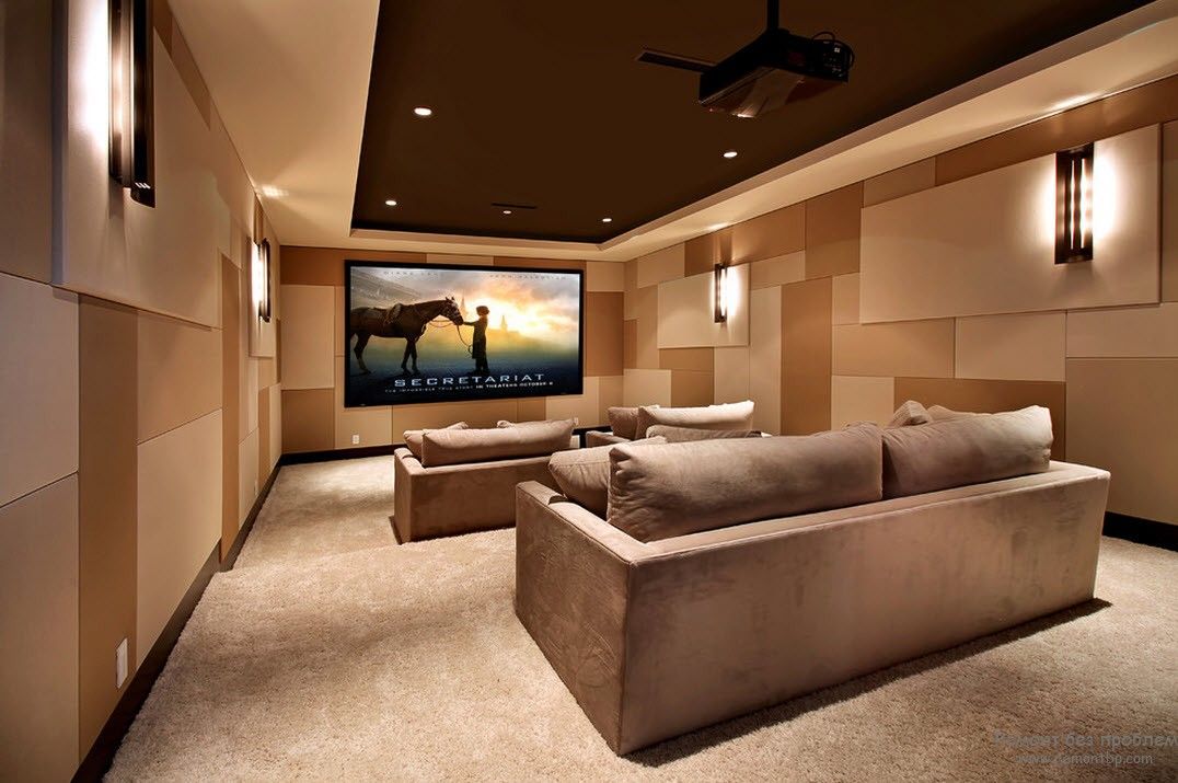 Interni e design per l'home theater