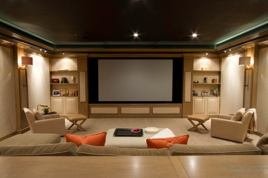 Illuminazione uniforme dell'home theater