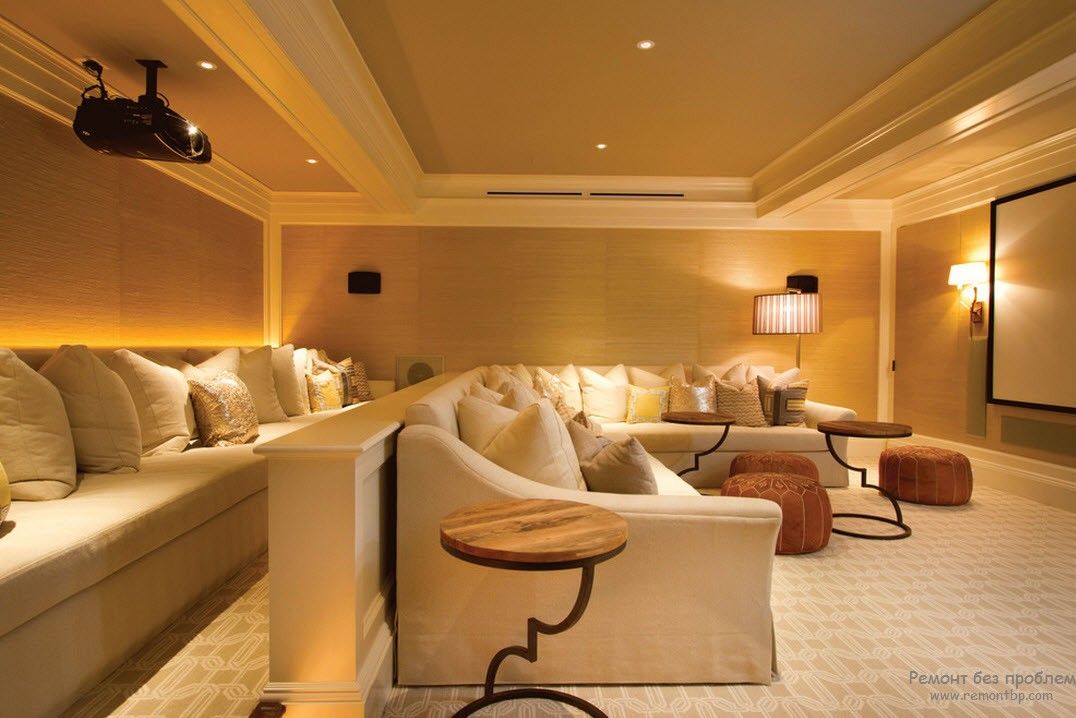 Design organico per l'home theater