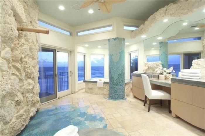 İtalyan banyo fotoğrafı banyo küveti dekorasyonu