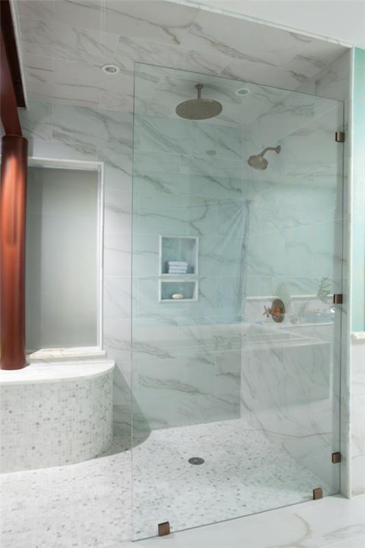 elegantna kopalnica-dežna tuš kabina
