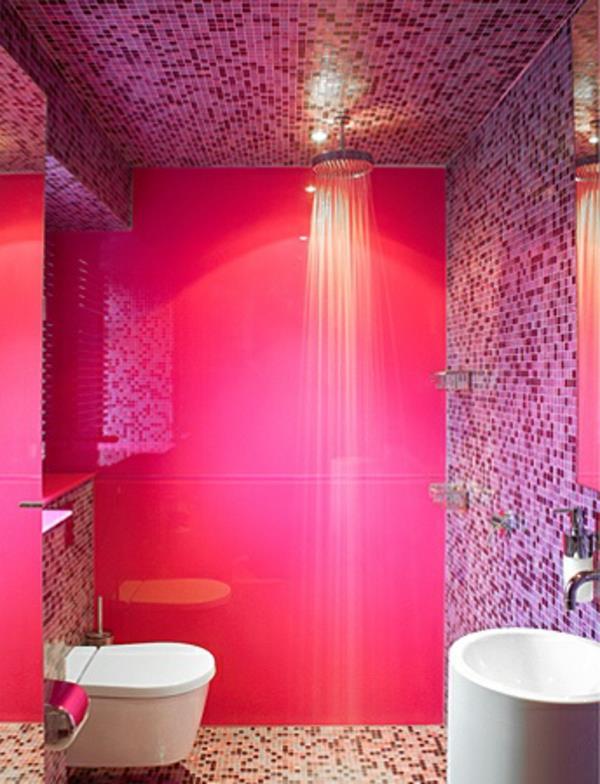 pembe-banyo-yağmur-duş