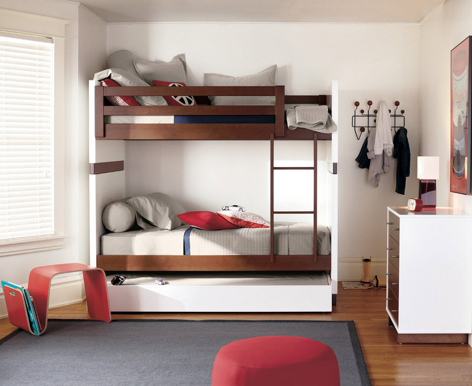 Tre livelli nel letto