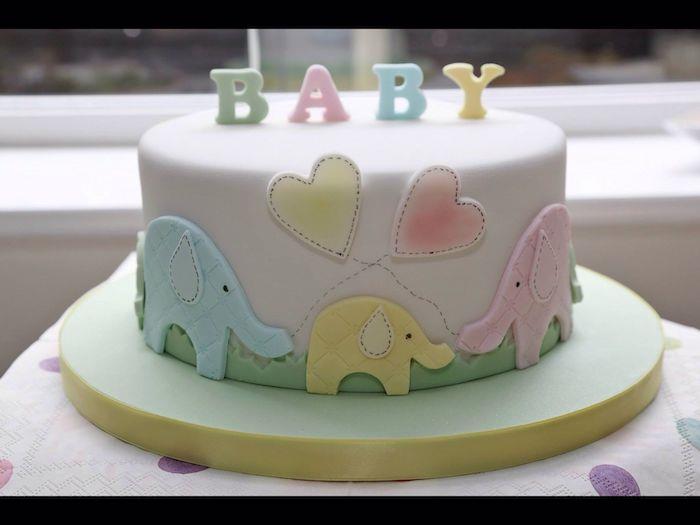 Hamilelik duyurusu sürpriz pasta Kız fil anne baba ve bebek fil teması nasıl duyurulur