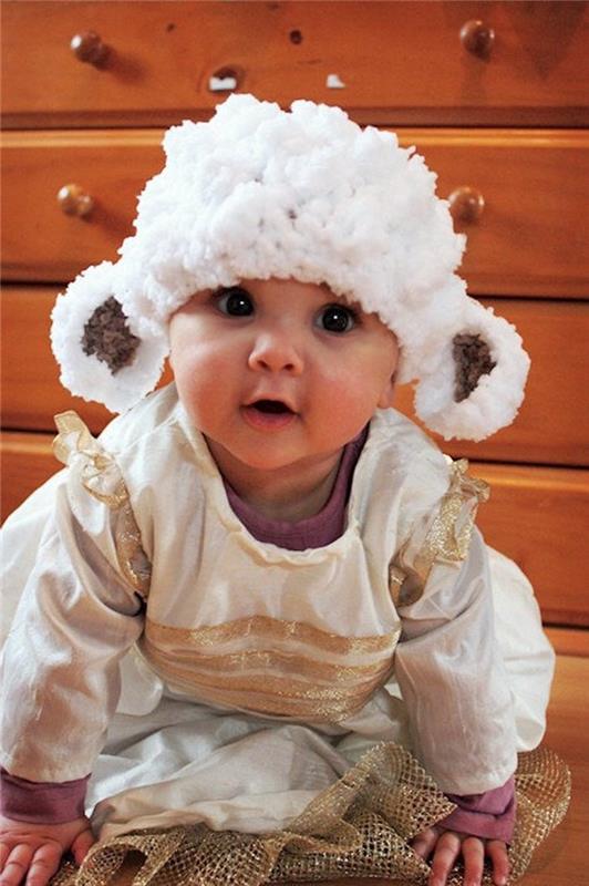 Očarljiva fotografija kostuma dojenčka, kostum živali za dojenčka, obleka in klobuk kostum zvezdnih vojn