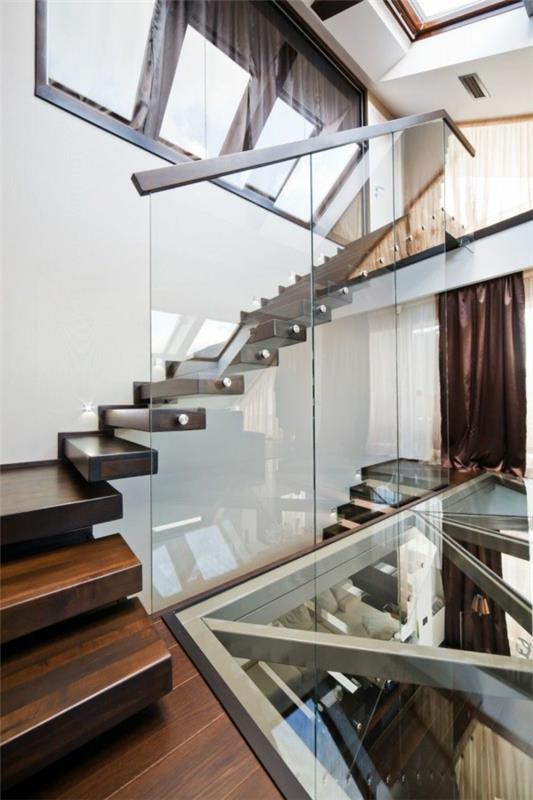 fenomenalus-medinis stiklas ir plienas-palėpės laiptai