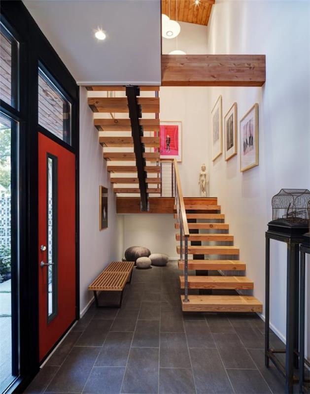 viseče stopnišče-centralno-strune-sodobno-oblikovanje-plavajoče stopnišče