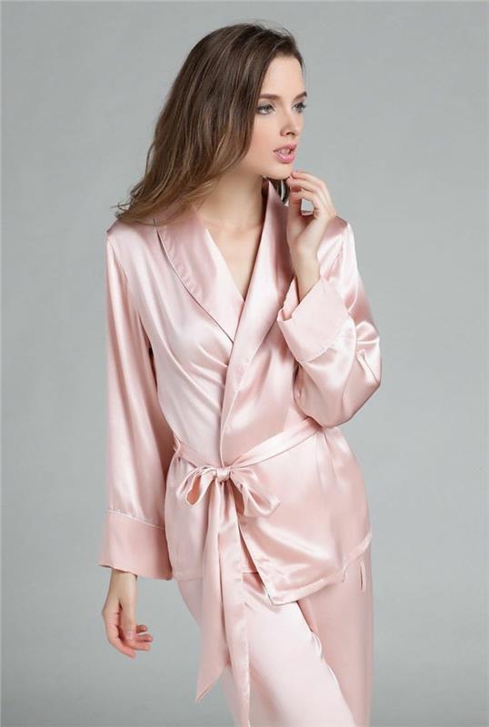 etam-pižama-pižama-in-pilou-ženska-roza-saten-pižama-poceni-ženska
