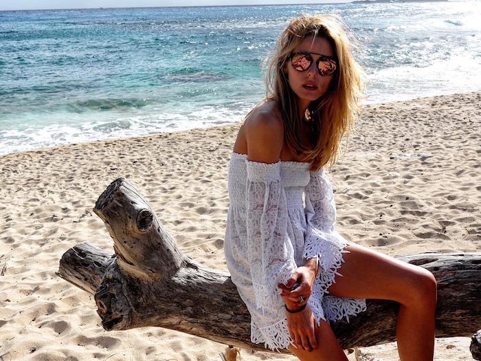 Bela koktajl obleka natisnjena dolga obleka elegantna ženska boemska obleka poletna obleka za na plažo
