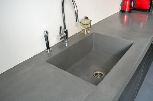 beton-vosek-kuhinjski umivalnik