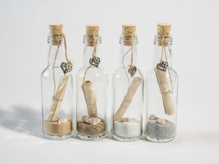 Čarobno sivo poročno vabilo izvirno elegantno vintage poročno vabilo v steklenički za sporočila